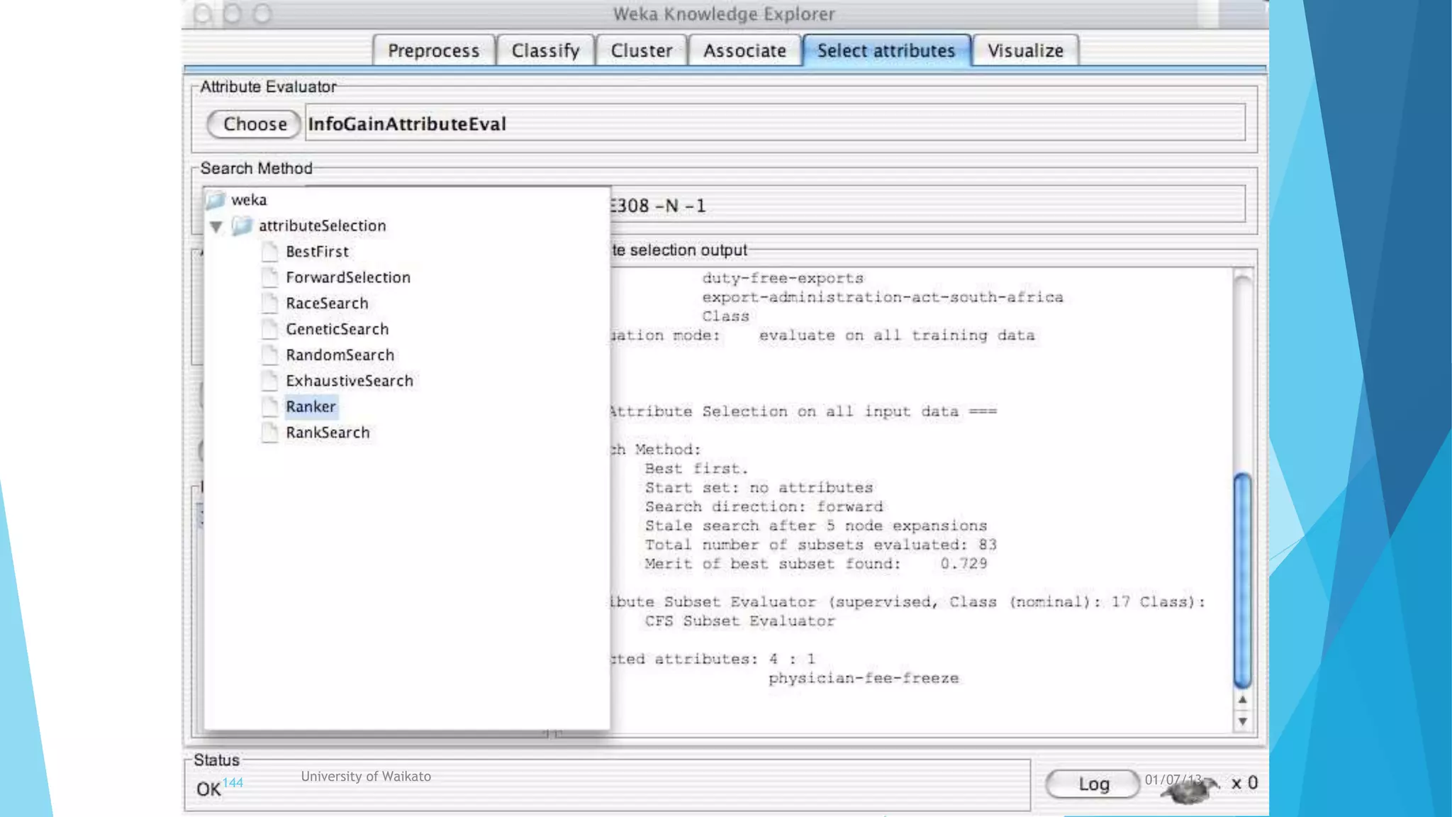 University of Waikato144 01/07/13
 