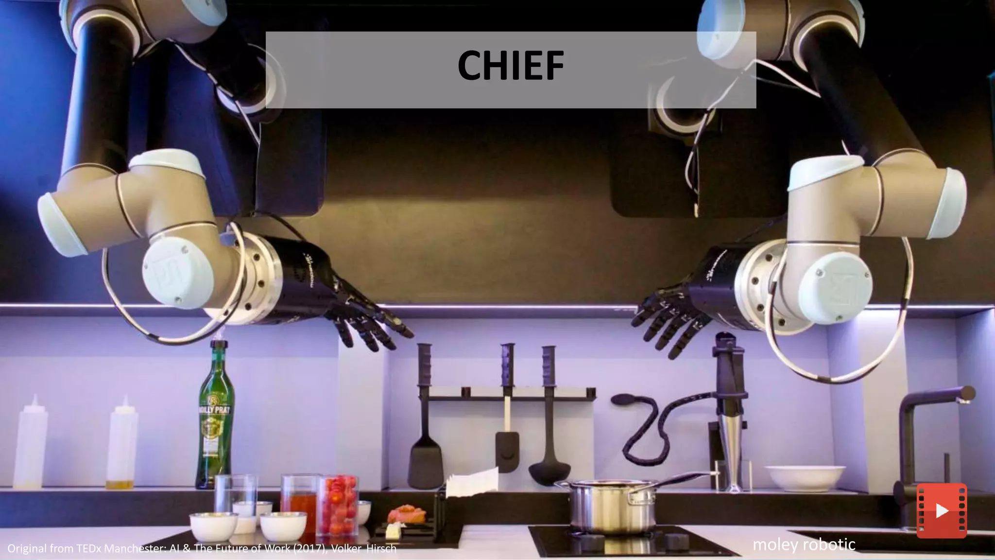 moley robotic
CHIEF
Original from TEDx Manchester: AI & The Future of Work (2017), Volker Hirsch
 
