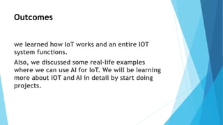 Webinar on AI in IoT applications KCG Connect Alumni Digital Series by Rajkumar