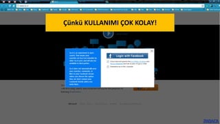 Çünkü KULLANIMI ÇOK KOLAY!
 
