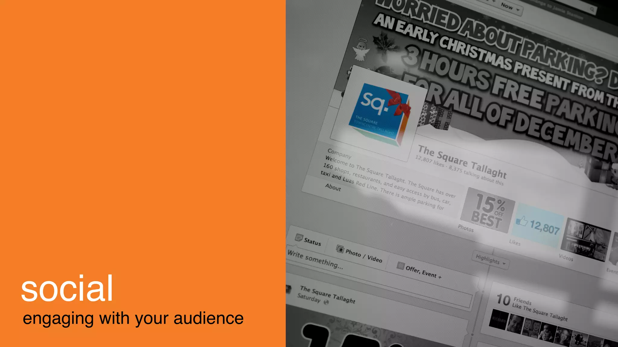 social
engaging with your audience
 
