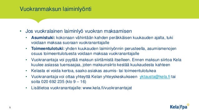 Vuokravakuus kela Vuokravakuus kela