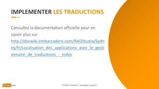 IMPLEMENTER
© Patrick Prémartin / developpeur-pascal.fr
Consultez la documentation officielle pour en
savoir plus sur
http...