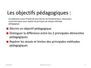 Les 4 principales méthodes pédagogiques en formation | PDF