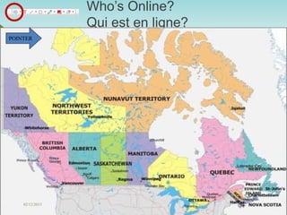 Who’s Online?
                 Qui est en ligne?
POINTER




    02/12/2013
                                 4
 