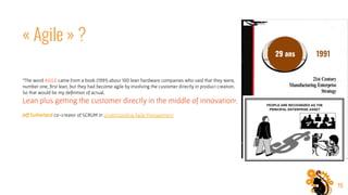 Webinaire 30 ans d'agilité ?