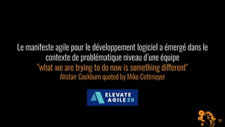 Webinaire 30 ans d'agilité ?