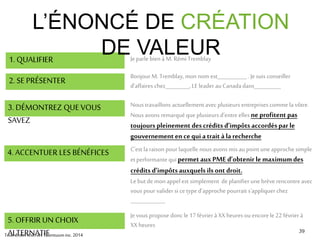 3939
Tenir la
première rencontre
 