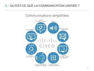 2 – QU’EST-CE QUE LA COMMUNICATION UNIFIÉE ? 
11 
 