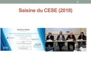 Saisine du CESE (2018)
22
 