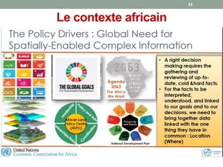 Le contexte africain
33
 