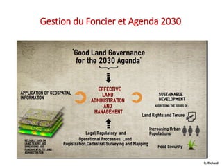 Gestion du Foncier et Agenda 2030
R. Richard
4
 