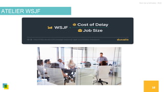 Nom de la formation, 2022
18
ATELIER WSJF
 