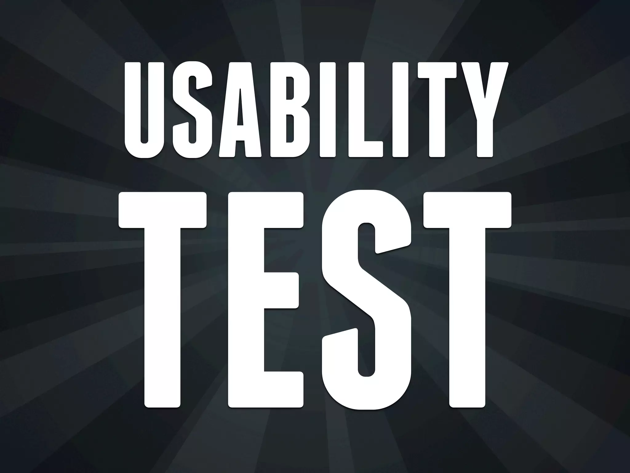 USABILITY
TEST