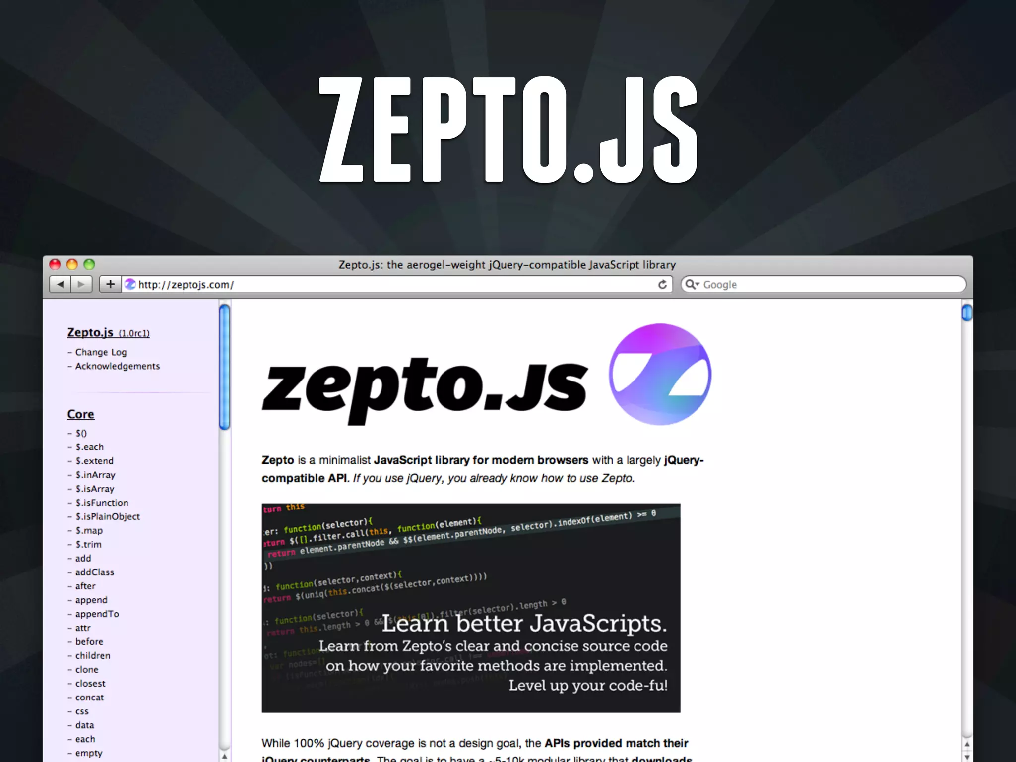 ZEPTO.JS