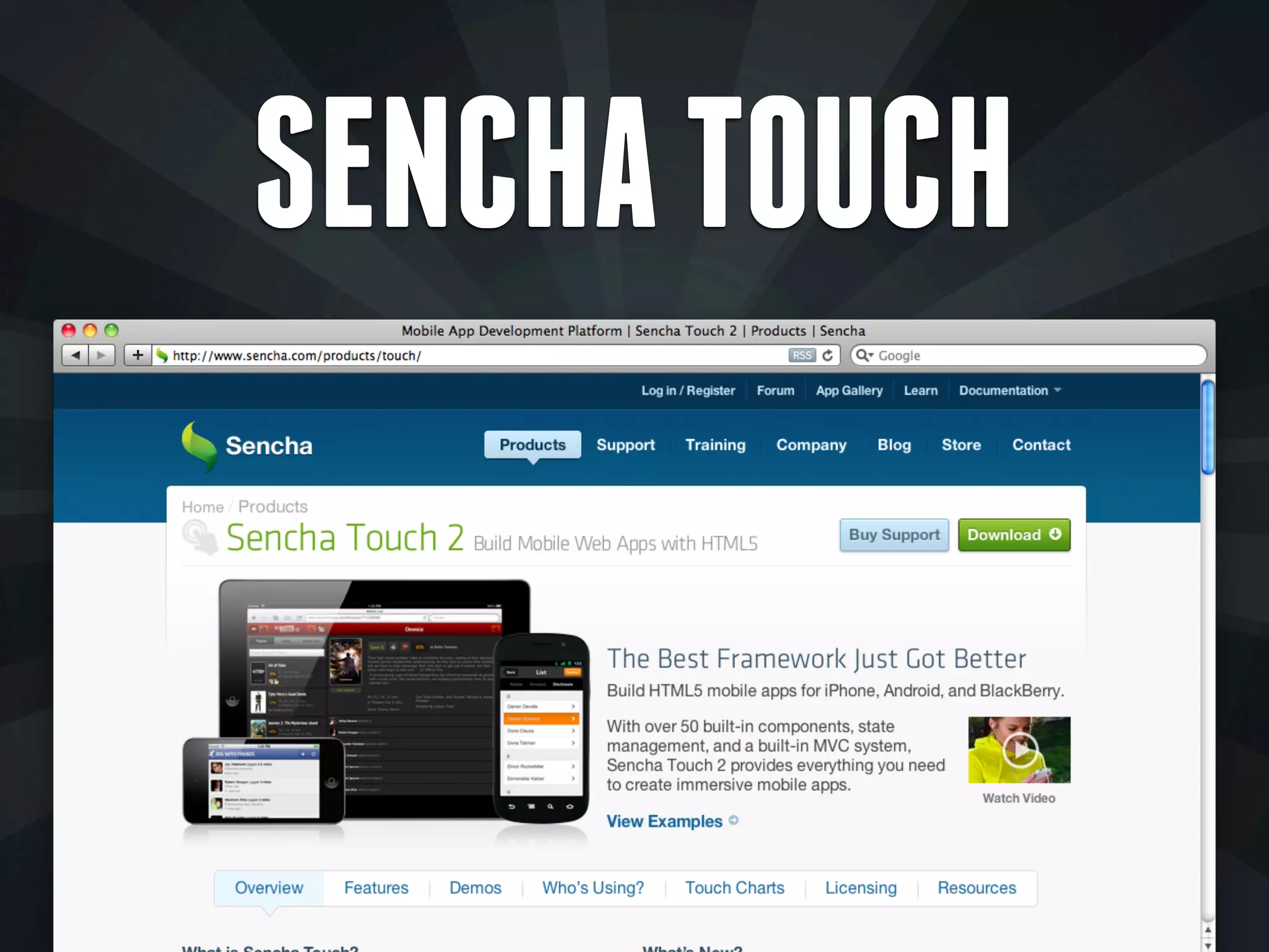 SENCHA TOUCH
