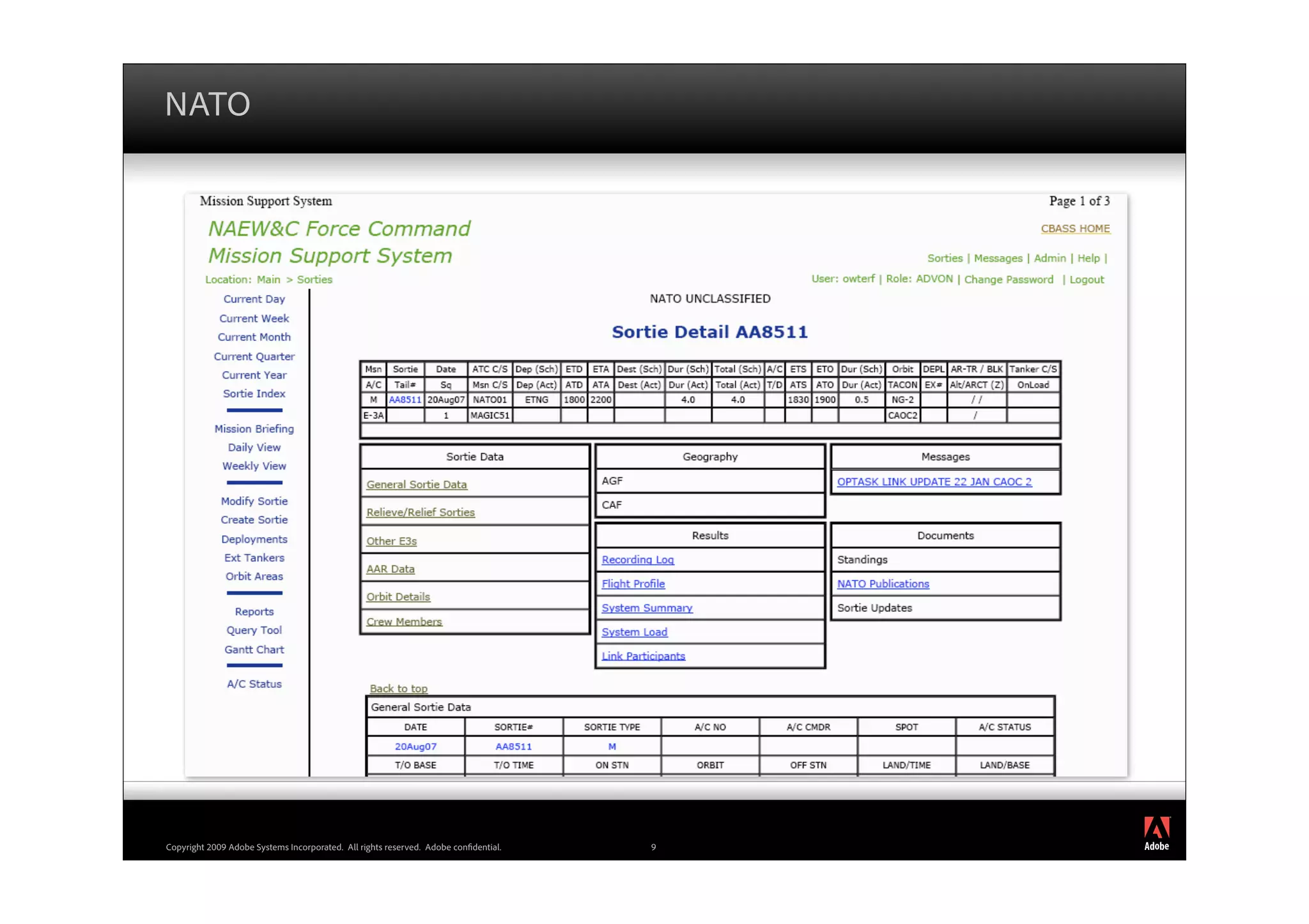 NATO




                                                                                         ®




Copyright 2009 Adobe Systems Incorporated. All rights reserved. Adobe con dential.   9
 