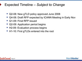 dotDeloitte : Corporate gTLD
