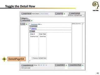 41
Toggle the Detail Row
DemoXPage554
 