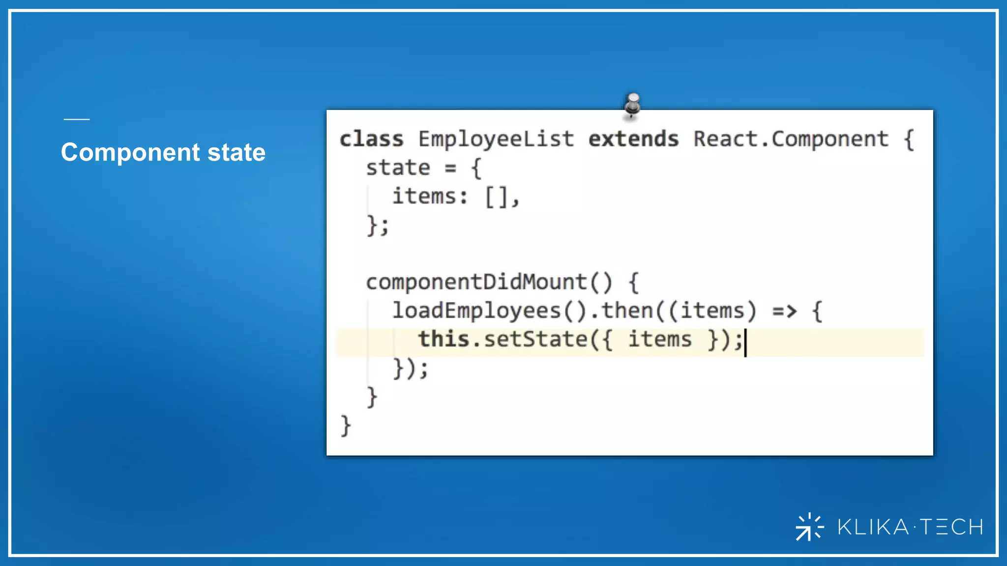 Component state