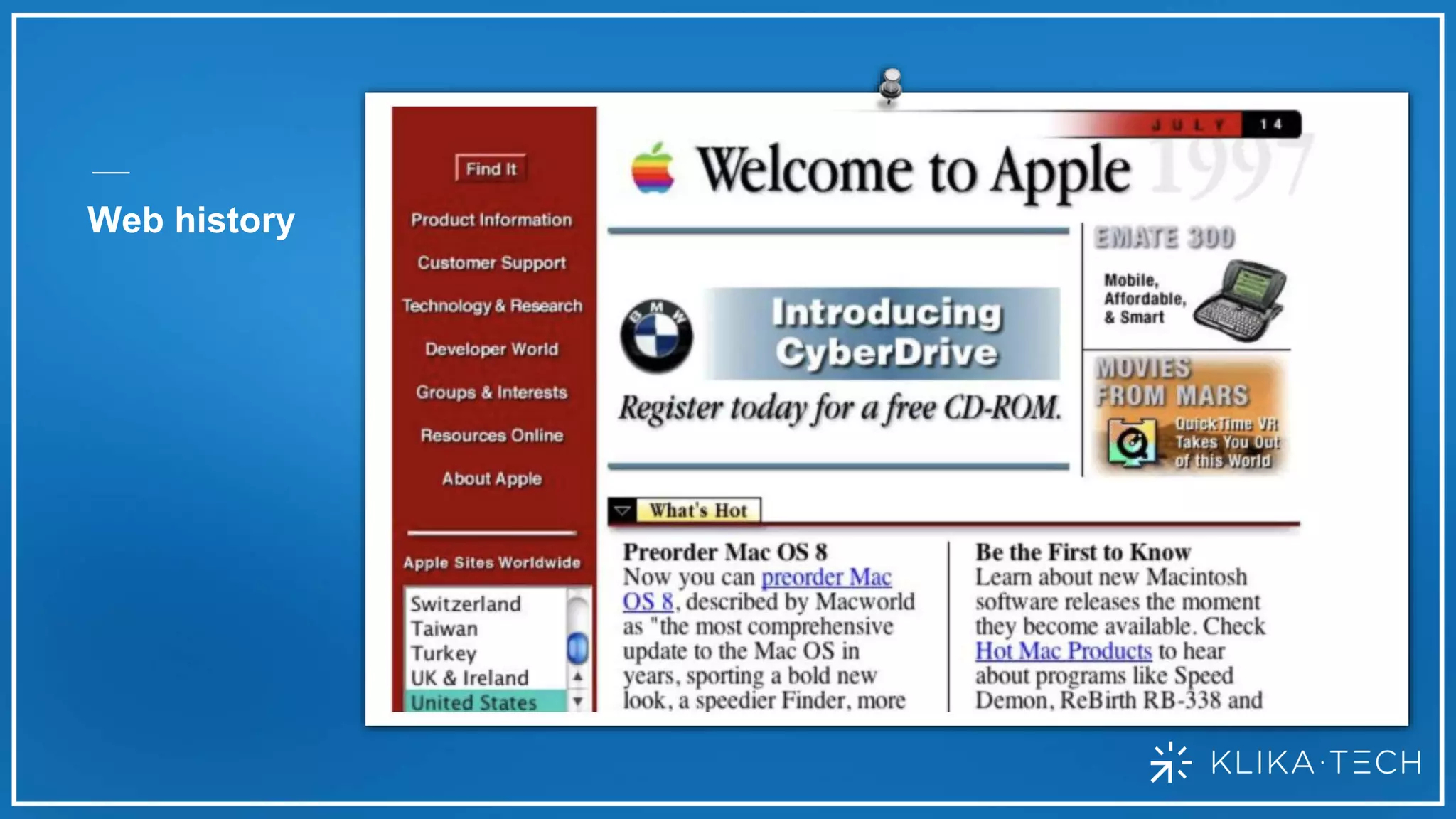 Web history