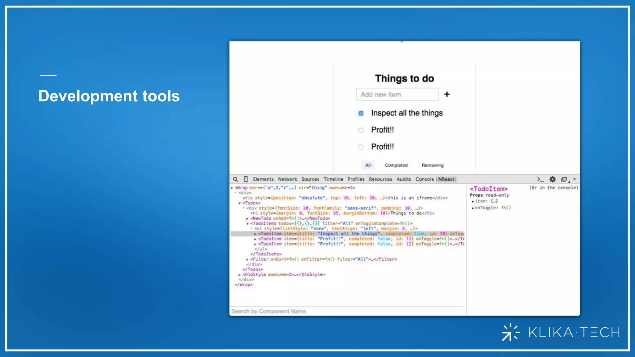 Development tools