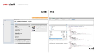 Administration




                 web   ftp




                             xml
 