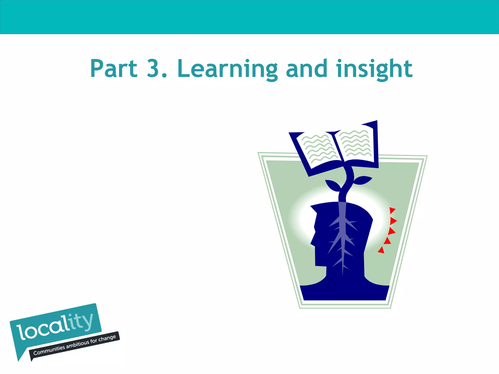 Part 3. Learning and insight

 