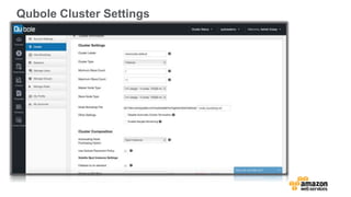 Qubole Cluster Settings
 