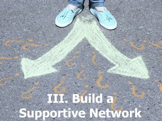 *
25
You asked…
“How can I obtain sponsors and supporters?” —
Kieara
“How can I build a network of professionals and
prese...