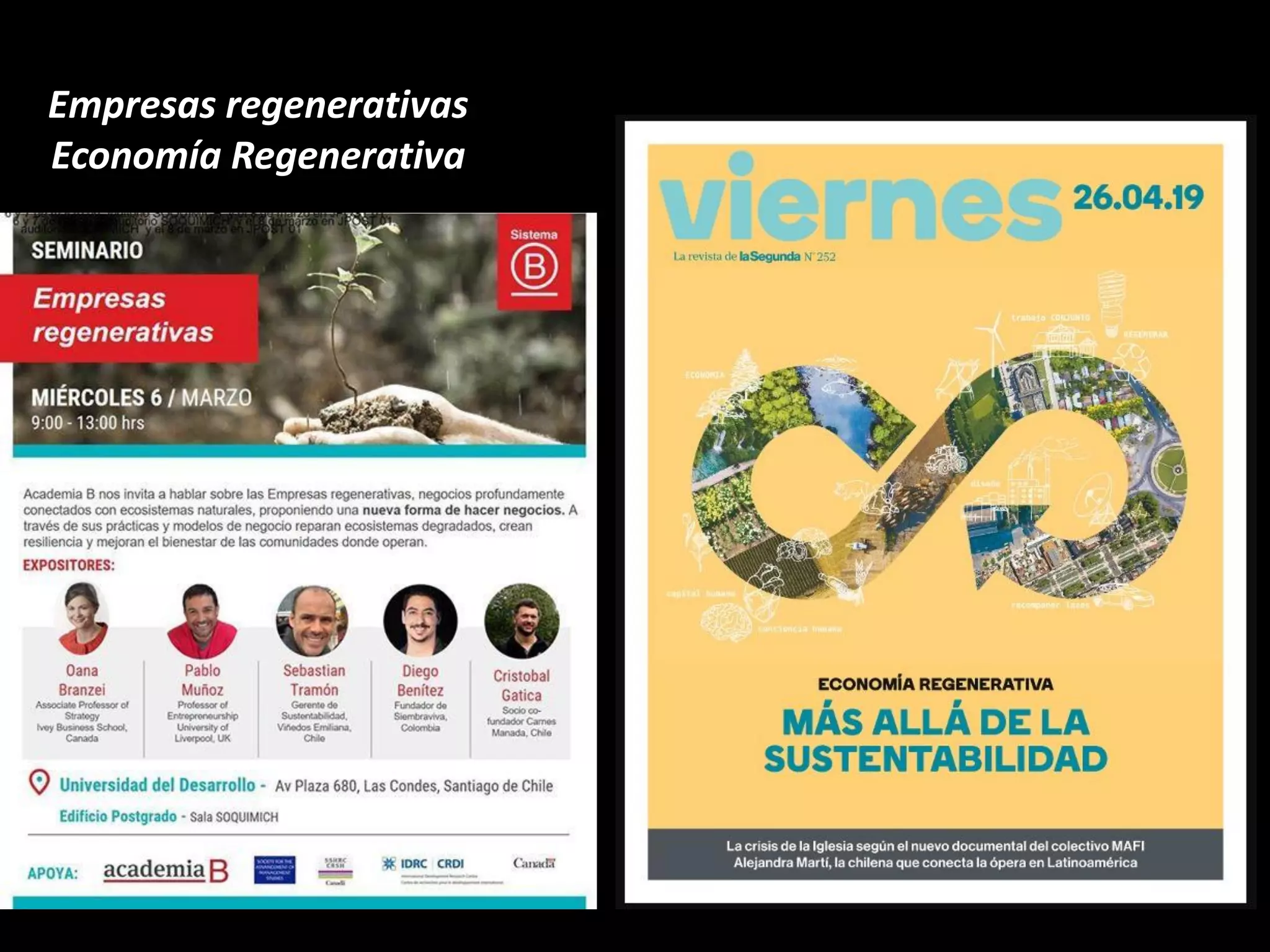 Empresas regenerativas
Economía Regenerativa
 