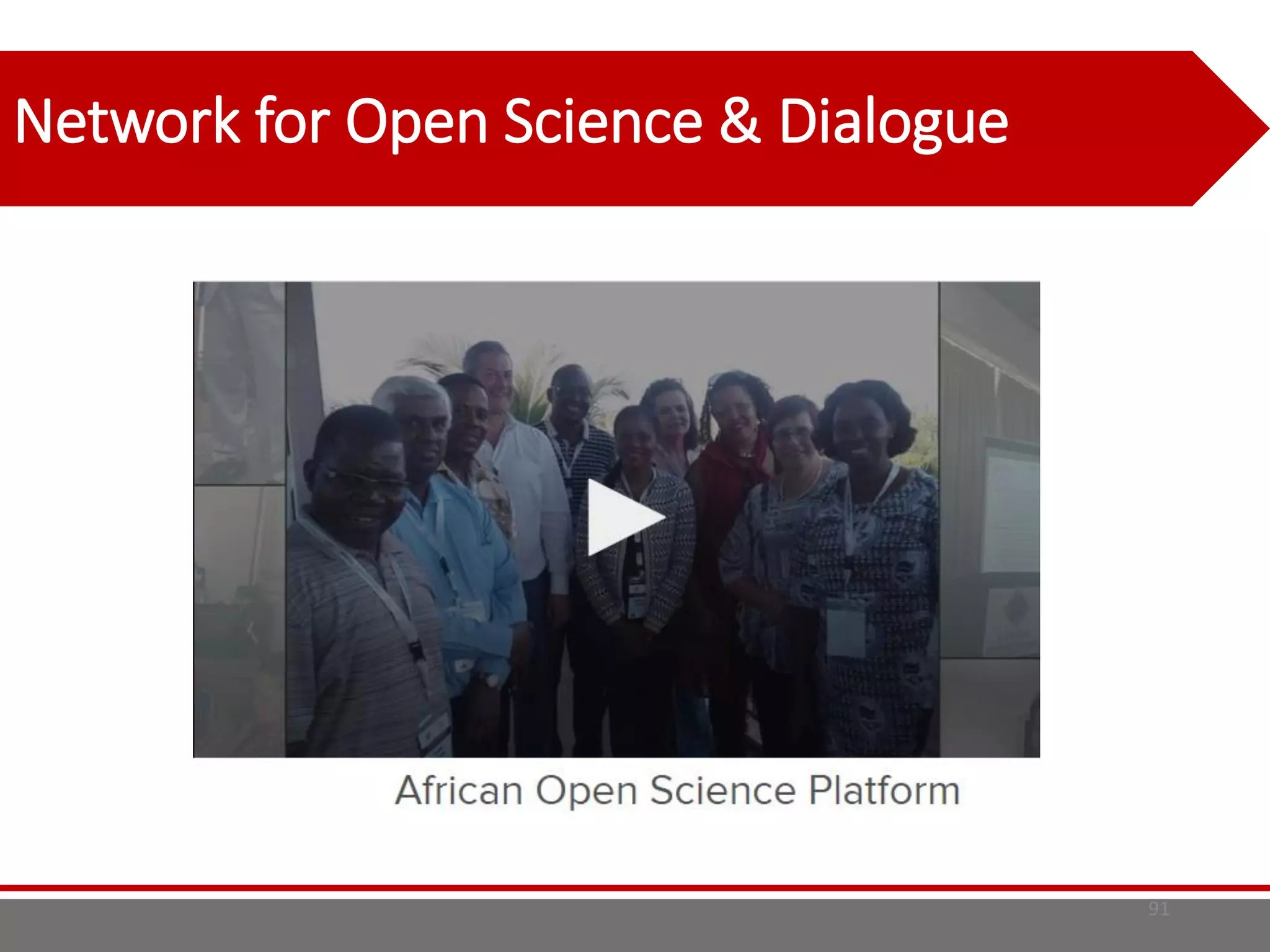 Network for Open Science & Dialogue
91
 