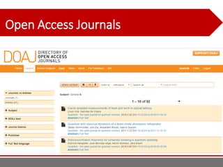 Open Access Journals
 