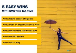 Webinar: 5 Easy Wins with SMS this Tax Time