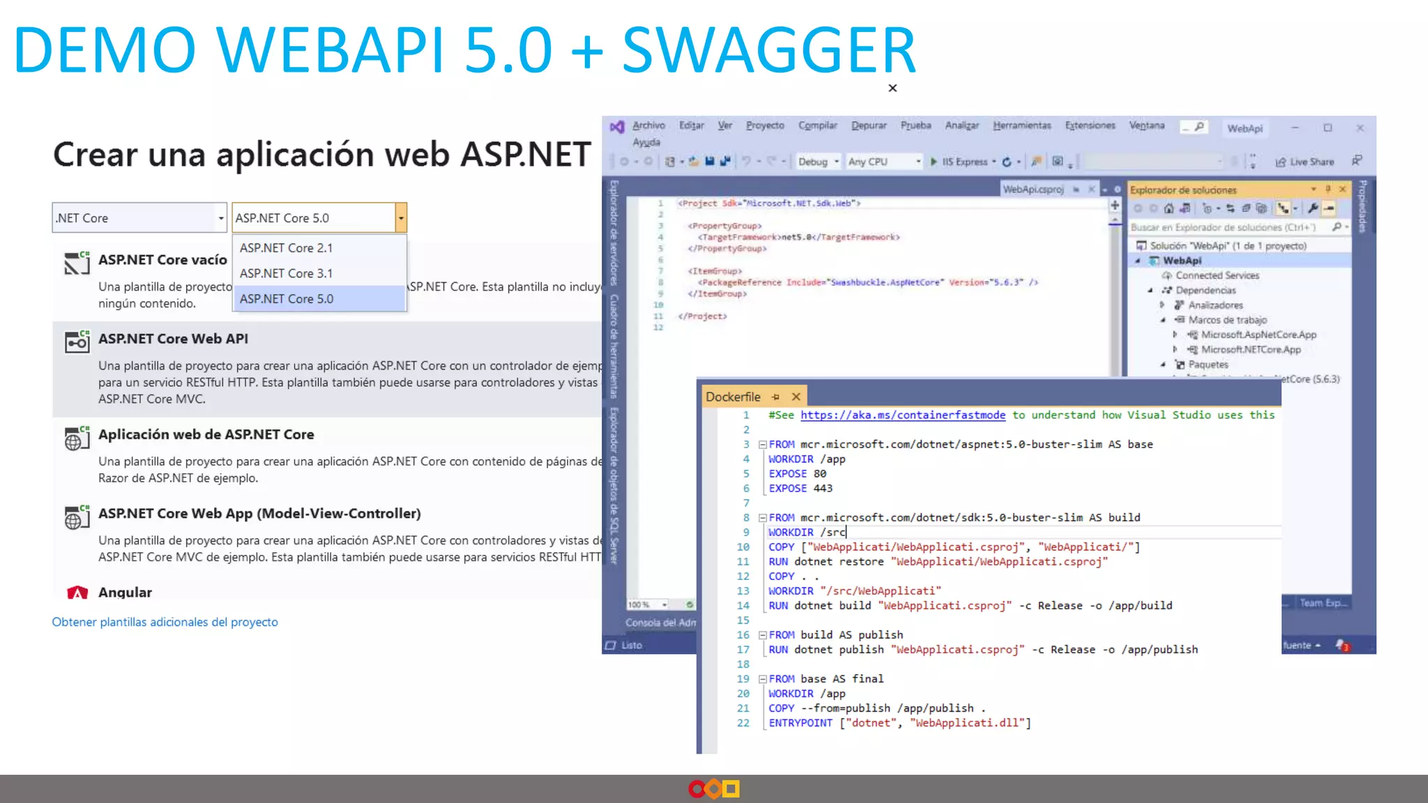 DEMO WEBAPI 5.0 + SWAGGER
 