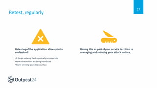 Outpost24 Webinar - Five steps to build a killer Application Security ...