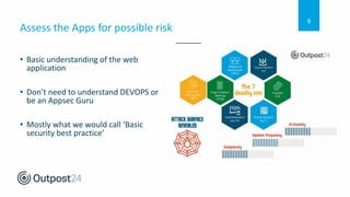 Outpost24 Webinar - Five steps to build a killer Application Security ...