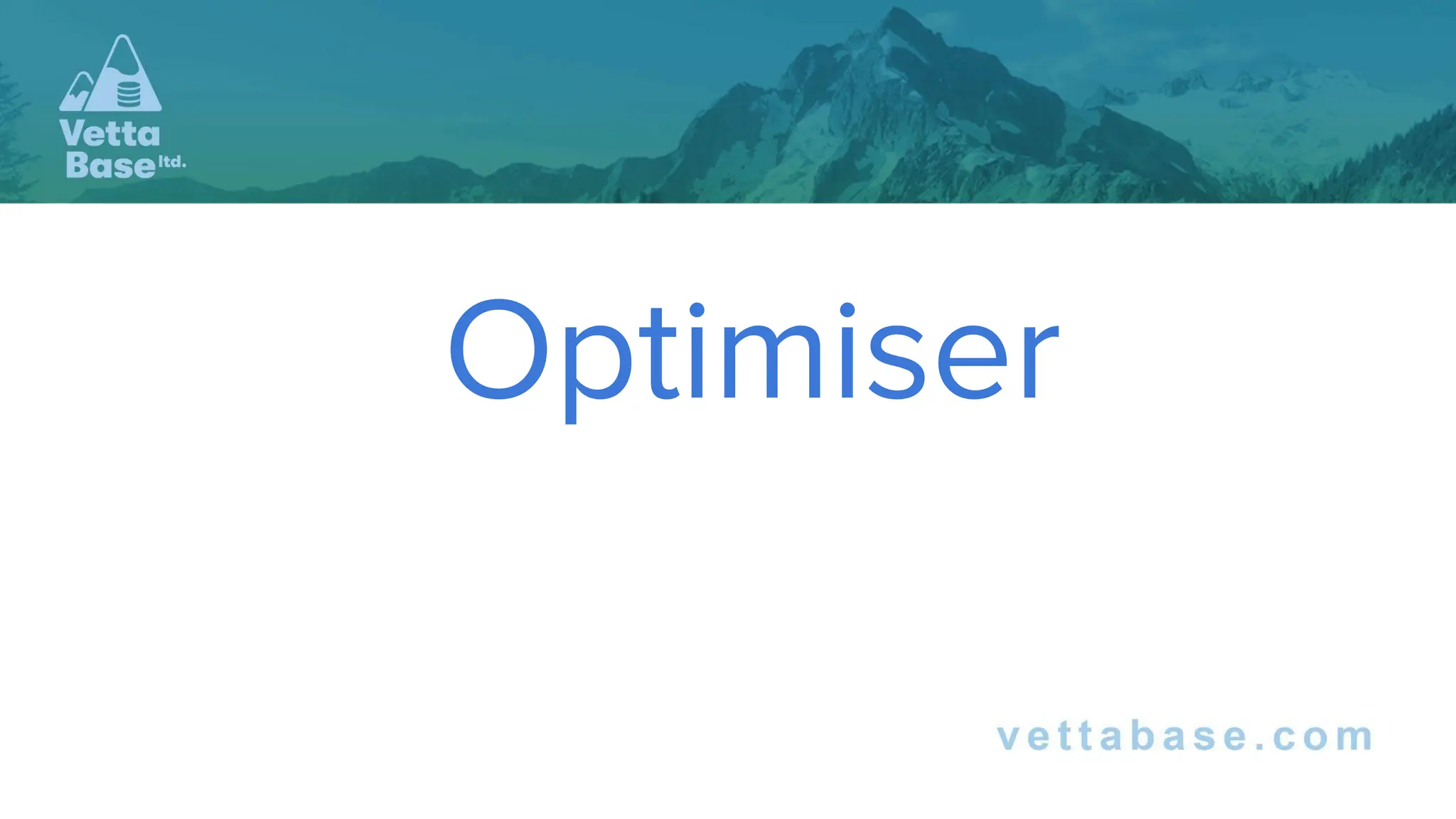Optimiser
 