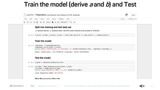 AppDynamics is now part of Cisco. © 2019 Cisco and/or its affiliates. All rights reserved. APPDYNAMICS CONFIDENTIAL AND PROPRIETARY 15
AIOps, Your DevOps CoPilotAIOps – How We Will Survive DevOps
Train the model (derive a and b) and Test
 