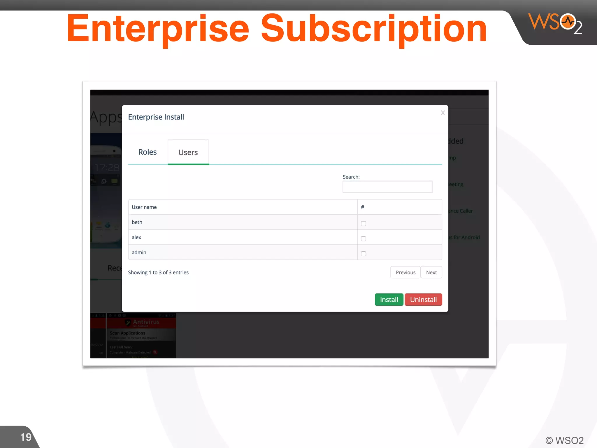 19
Enterprise Subscription
 