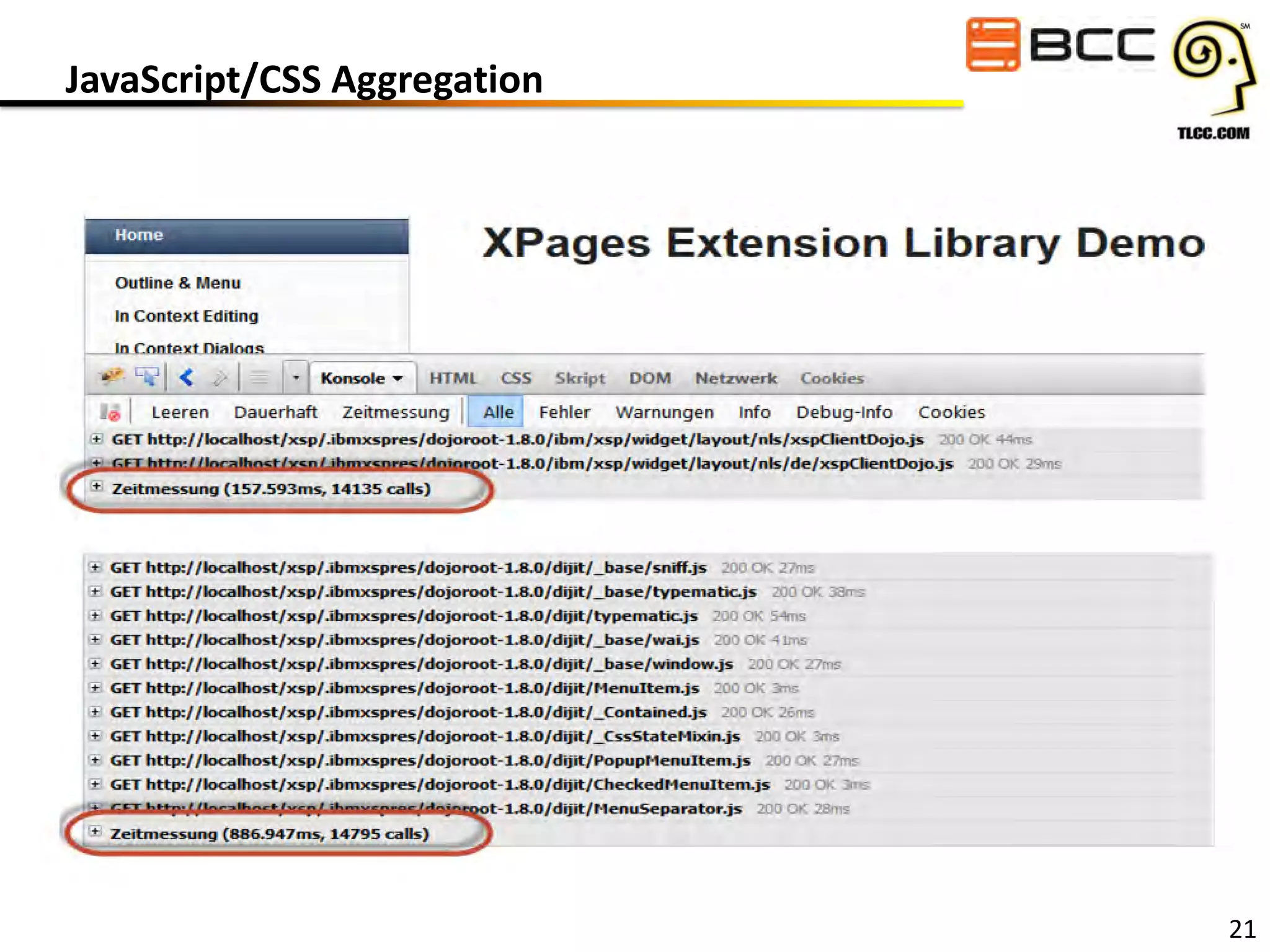 JavaScript/CSS Aggregation

21

 