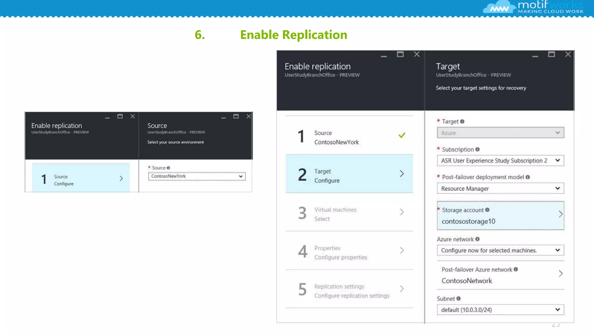 25
6. Enable Replication
 