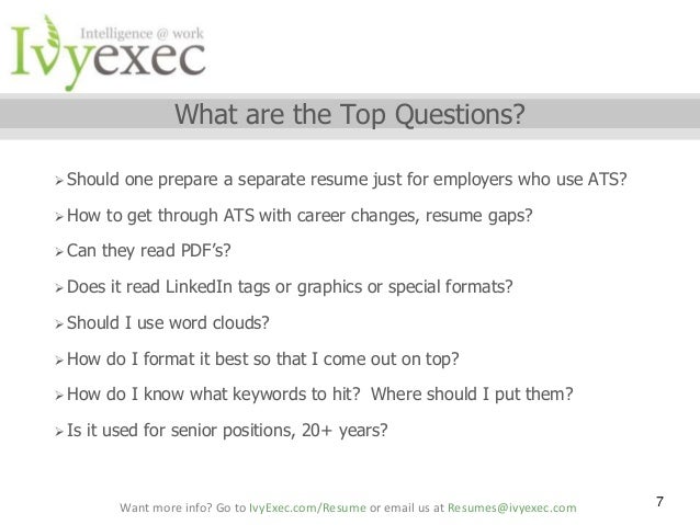 webinar beating applicant tracking systems live resume q a resume format for applicant tracking system