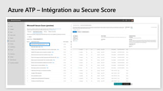 Azure ATP – Intégration au Secure Score
 