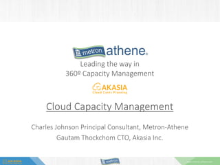 Cloud Capacity Management | PDF