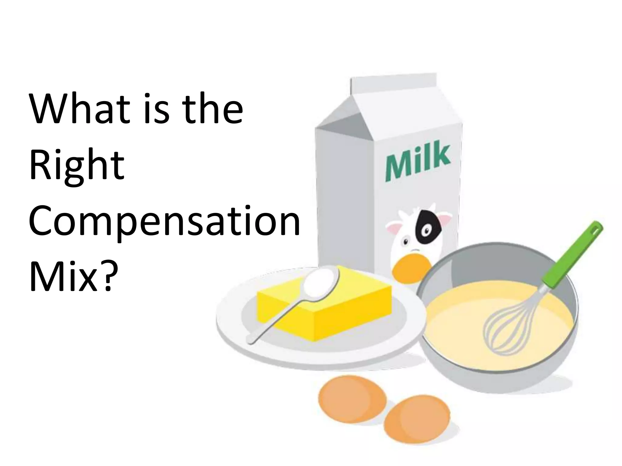 www.payscale.com
What is the
Right
Compensation
Mix?
 