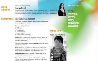Lung
cancer

Symptoms

Help line

 