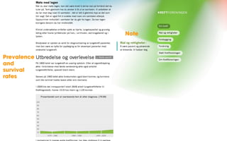 Note

Prevalence
and
survival
rates

 
