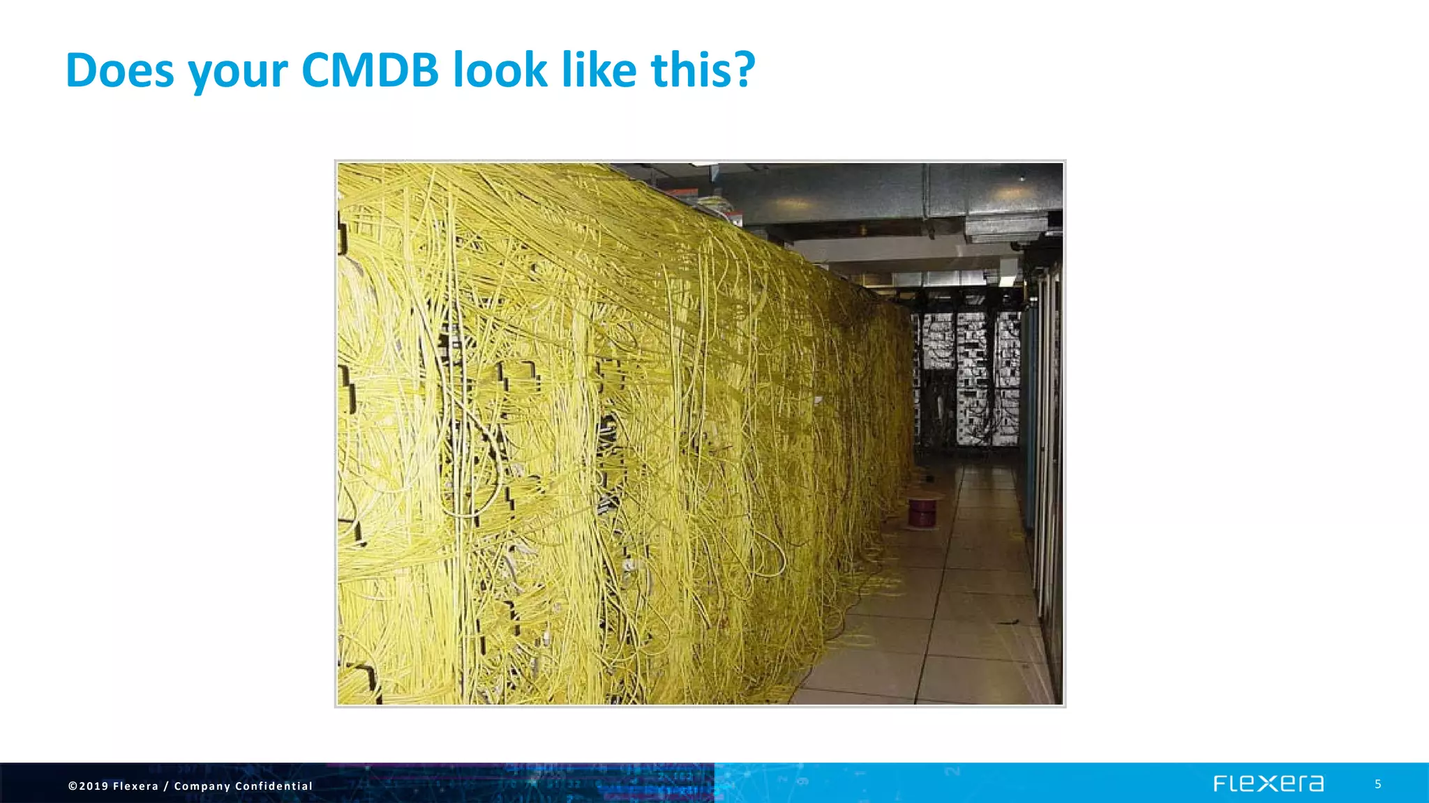 ©2019 Flexera / Company Confidential 5
Does your CMDB look like this?
 
