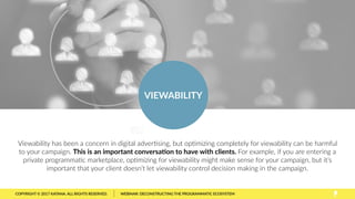 VIEWABILITY
Viewability has been a concern in digital adver=sing, but op=mizing completely for viewability can be harmful
...